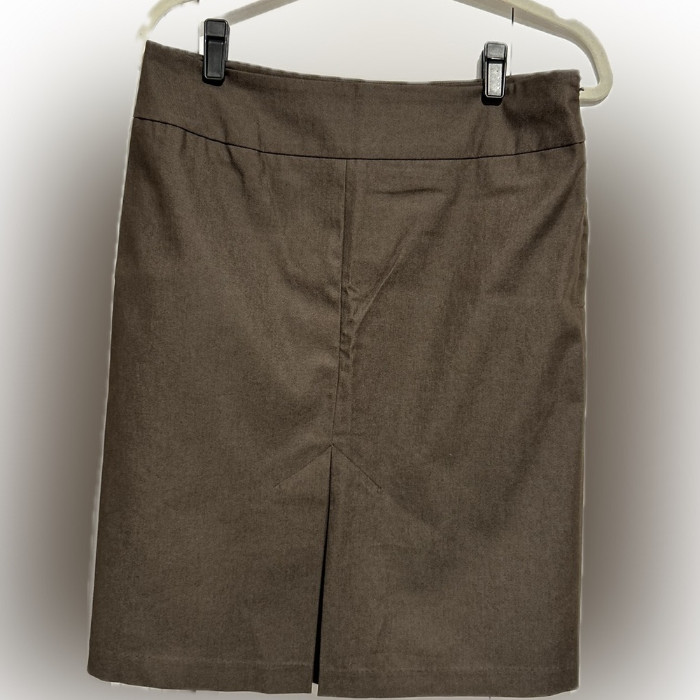 New York & Company Brown Pencil Skirt Size 6